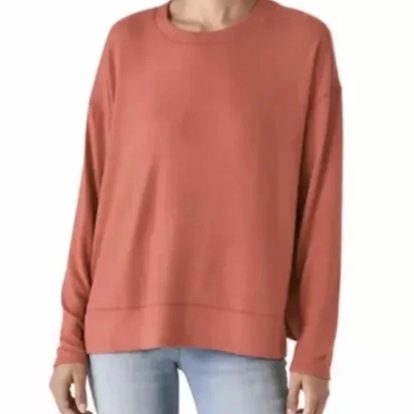 LUCKY BRAND Plus XXL soft Sweatshirt Side slits Raglan Long Sleeve casual - Picture 16 of 17